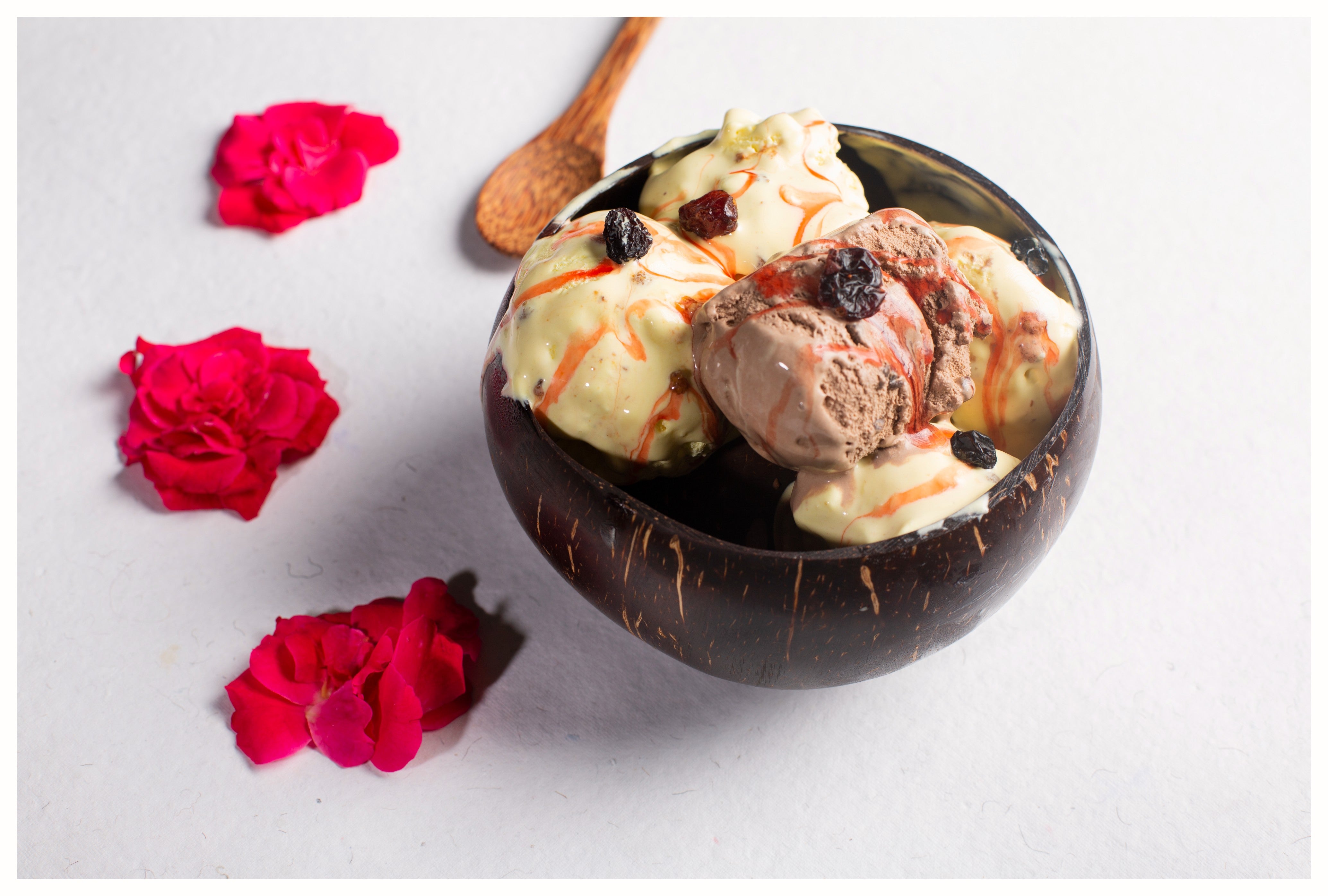 Nariyal Coconut Bowl with Ice Cream